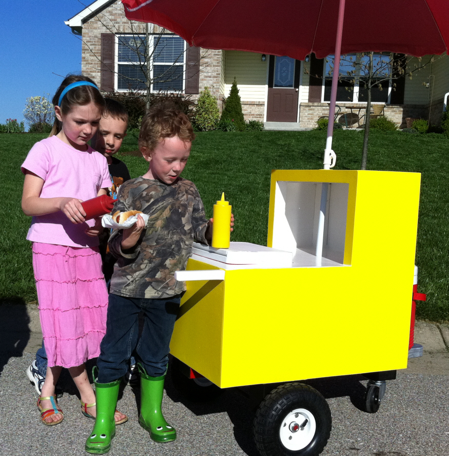 Kids Play Hot Dog Cart