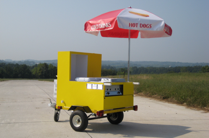 E-Z Built hot dog cart