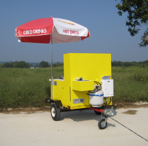 E-Z Built hot dog cart