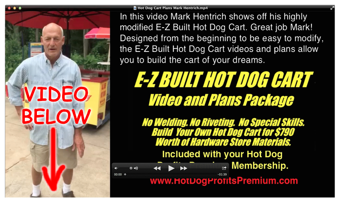 Hot Dog Cart Plans Mark Hintrich